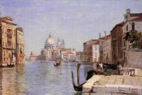 Corot, Jean-Baptiste-Camille - Venice - View of Campo della Carita from the Dome of the Salute